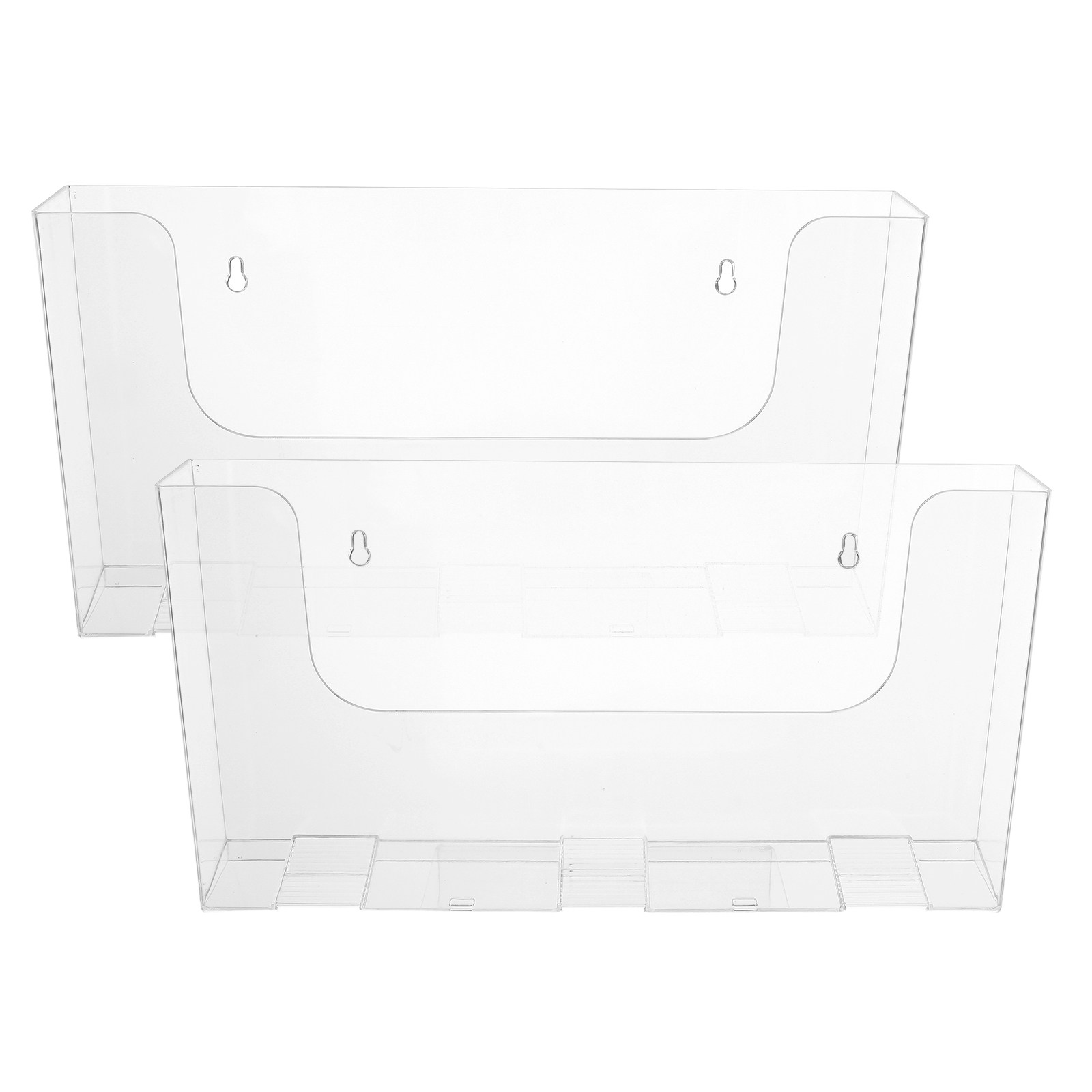 2Pcs Wall File Holder Acrylic  - Magazine Holder Rack recension och pris