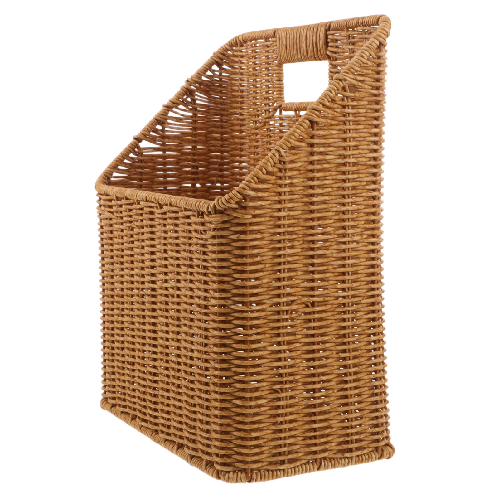 Synthetic Imitation Rattan Wov - Magazine Holder Rack recension och pris